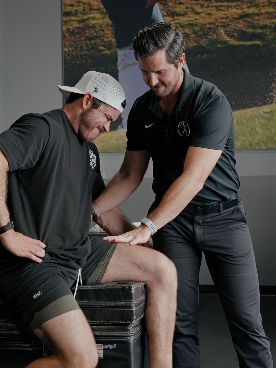 Sports therapy and manual treatment session at Motus in Scottsdale